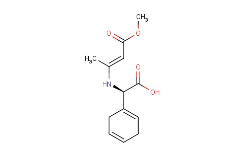 2-[[(1E)-2-(METHOXYCARBONYL)-1-ME-VINYL]AMINO]-(2R)-2-CYCLOHEXA-1,4-DIENYLACETIC ACID